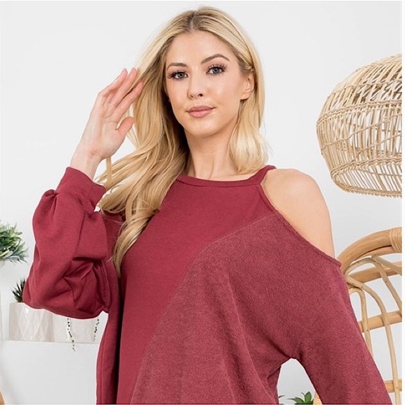 NWT Gilli Mixed Media Sweatshirt - Picture 3 of 7